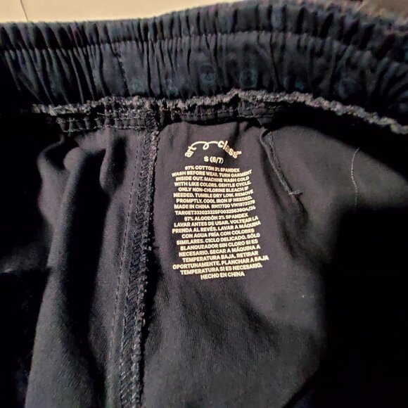 Boys Cargo Pants Navy Blue S/6/7 Elastic Waist 100% Cotton All Season Casual - Picture 6 of 7